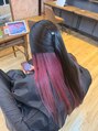ヘアーサロン リアン 鴻巣店(hair salon Rien)&nbsp;ケアブリーチでダメージを抑えて艶のあるインナーカラー