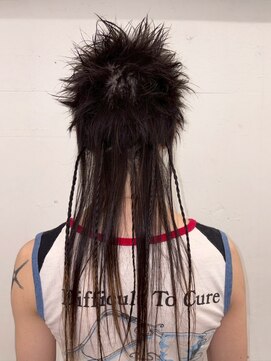 クク 渋谷(QUQU) ウルフ　ベリショ　レイヤー　アレンジ　ロン毛
