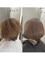 ソーコー 小倉店(SO-CO) 髪質改善白髪ぼかし(ブリーチなしで作る透明感ベージュ)