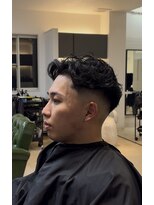 タイドヘア 茨木店(TIDE HAIR) スキンフェード×ラルフカール