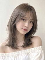ベル 新宿(Belle)&nbsp;くびれミディアムくびれレイヤーレイヤーウルフシースルーバング