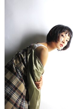 ヘアスピリッツアンクス(Hair Spirit anx) ノームコアなウエッティボブ