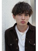 外国人風セミウェット無造作ショート