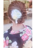 浴衣アレンジ