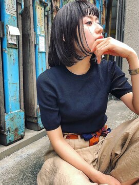 エムスラッシュ たまプラーザ(M.SLASH) ■オン眉耳かけ抜け感切りっぱなしロブM.SLASHたまプラーザ5-3★