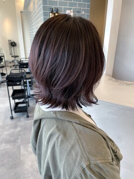 フェーディン(fa/din) ラベンダーピンクバレイヤージュボブ