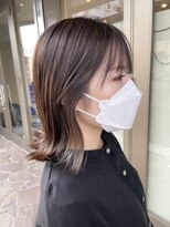 グランドール(Grandoll)&nbsp;インナーカラー（シルバーベージュ）×外ハネボブ