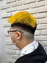 ビランチェ 池袋(bilancia)&nbsp;イエローカラーフェードハイトーン抜きっぱなし