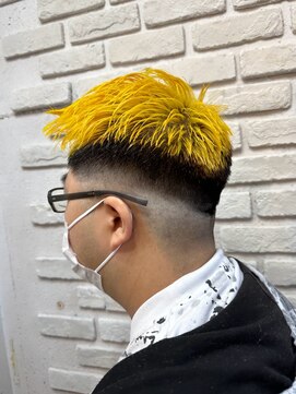 ビランチェ 池袋(bilancia) イエローカラーフェードハイトーン抜きっぱなし