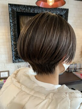 ボアップ(boappu) 大人可愛いチョコレートベージュショートヘア