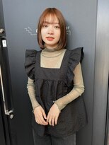 ガリカ 蔵前(Gallica)&nbsp;【竹之内蔵人】艶感ベージュ/丸みボブ/小顔ライン/ぱっつんボブ