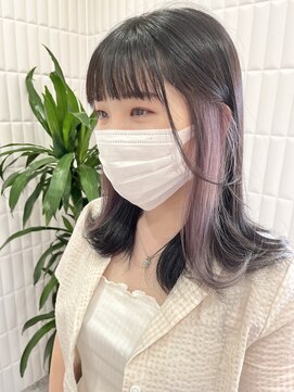 シーン(scene) 職場でも隠せるインナーカラー