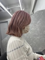 ジエクト カナウ(The Ect canow)&nbsp;ベビーピンク/ピンクベージュ/ハイトーンボブ/韓国風