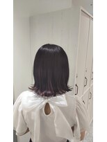 フィゼル あべのルシアス店(Aujua fizelle)&nbsp;ダブルカラー切りっぱなし楽ちんスタイル