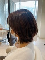 アメイジングヘアー 美沢店(AMAZING HAIR) モノトーンカラー/透明感/外ハネ/くびれボブ/ミディアムレイヤー