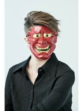 コマ(coma) 【coma中野】マロンベージュかきあげ刈り上げマニッシュショート