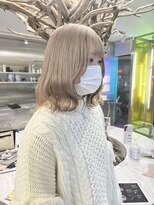 ゼスト 八王子店(ZEST) ホワイトミルクティーベージュ/くびれヘア