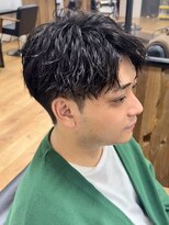 デプト(DEPT.)&nbsp;センターパートツイストスパイラル/メンズパーマ/マッシュ/佐賀