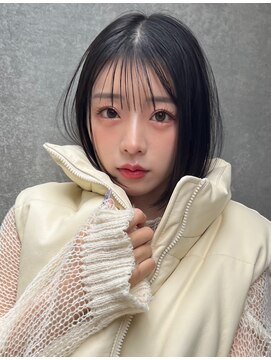 ロンド 銀座(Lond) 【Noa】シースルーバング×ストレートボブ