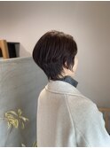 大人綺麗めショート/艶カラー