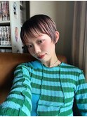 コンパクトショート　攻めナチュラル　小顔効果　時短ヘア