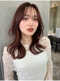 ■着物ヘアメルティカラー似合わせカットウェーブミディアム21
