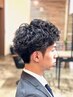 【メンズ】ビジネスマンにオススメ！メンズパーマ＋メンズカット￥10300