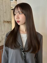 トッド(tod)&nbsp;ベージュ　透明感カラー　丸の内　髪質改善　MISAKI グレージュ