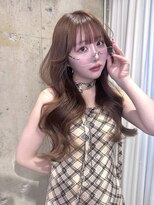 リリー(Lilley)&nbsp;マロンベージュ×小顔レイヤー×韓国風巻き【ayana】