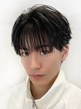 オーシャントーキョー 仙台(OCEAN TOKYO) フェザーショートフェザーパーマ黒髪ショートシースルー韓国