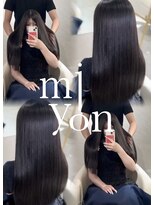 ミヨン 京橋店(miyon)&nbsp;韓国レイヤーカット×暗髪カラー×髪質改善