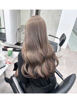 サンクマーケット 渋谷(cinq MARKET)&nbsp;渋谷ブリーチカラーハイトーンカラーミルクティーベージュ韓国