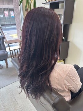 ヘアアンドネイル シーソー(Hair&Nail Seesaw) ブリーチなしレッドカラー