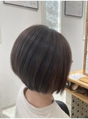 前下がりショートボブ