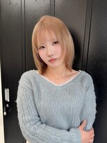 ジン(JIN)&nbsp;☆ミルクティー☆ナチュラルベージュ☆ボブ☆久留米☆