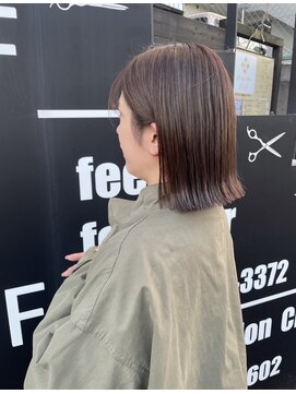 フィール ヘアー(feel hair) 切りっぱなしボブ