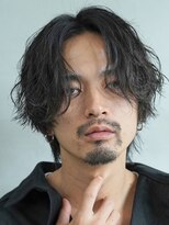 バイフィフス 原宿/表参道(by fifth) 原宿ツイストスパイラルパーマメンズカットセンターパートウルフ