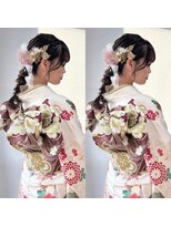 ベイビーズブレス(Baby's breath)&nbsp;【あみおろし】#ヘアセット #岡山 #倉敷