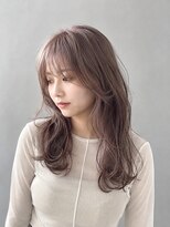 トリニティ(trinity) ブリーチダブルカラー グレージュ レイヤーカット シースルー