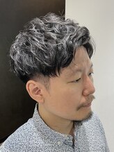 ノアレ 名古屋 名駅 亀島(NOARE)&nbsp;夏さわやかツーブロックパーマスタイル