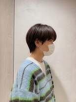 アッシュ 八王子みなみ野店(Ash)&nbsp;ショートウルフ×ニュアンスパーマ　八王子みなみ野