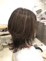 ヘアーサロンヴォイス 大野城店(Hair Salon Voice)&nbsp;ウルフ、ハイライト、ナチュラルブラウン