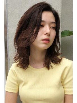 ネックス 表参道本店(nex) 【nex表参道】くすみカラー　大人ロブ