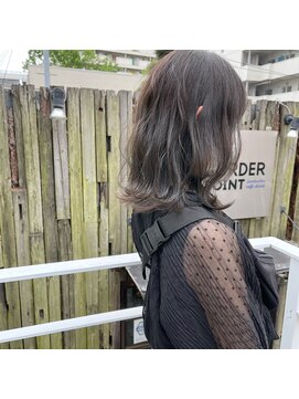 ミント(mint) くすみカラーで透明感！オリーブグレージュ！