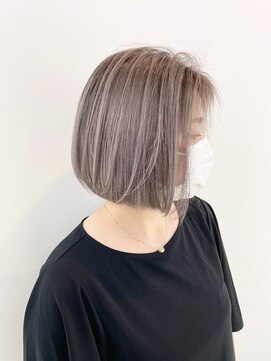 トゥ(to) 【バレイヤージュ】スローカラー,グレーベージュ,