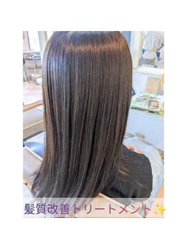 ベストヘアー 上本郷店 圧倒的ツヤ感なシルキーストレート【松戸市　上本郷　BESTHAIR】