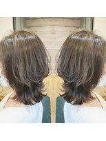 リッチ 菊名店(Rich)&nbsp;くびれS字ボブスタイル×大人可愛いアッシュベージュ30代40代