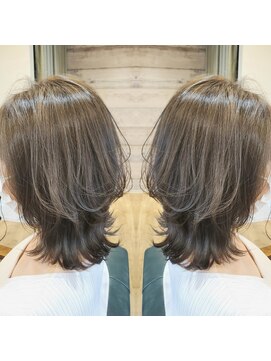 リッチ 菊名店(Rich) くびれS字ボブスタイル×大人可愛いアッシュベージュ30代40代