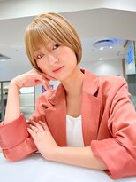 エアー 横浜(AIR)&nbsp;【長谷川】大人のブロンドショートボブ