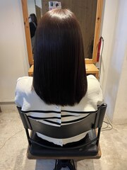 美髪カラー/ラベンダーカラー/髪質改善トリートメント0025